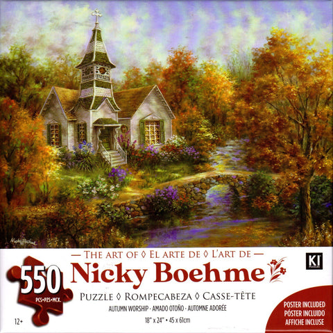 Autumn Worship 550 Piece Puzzle