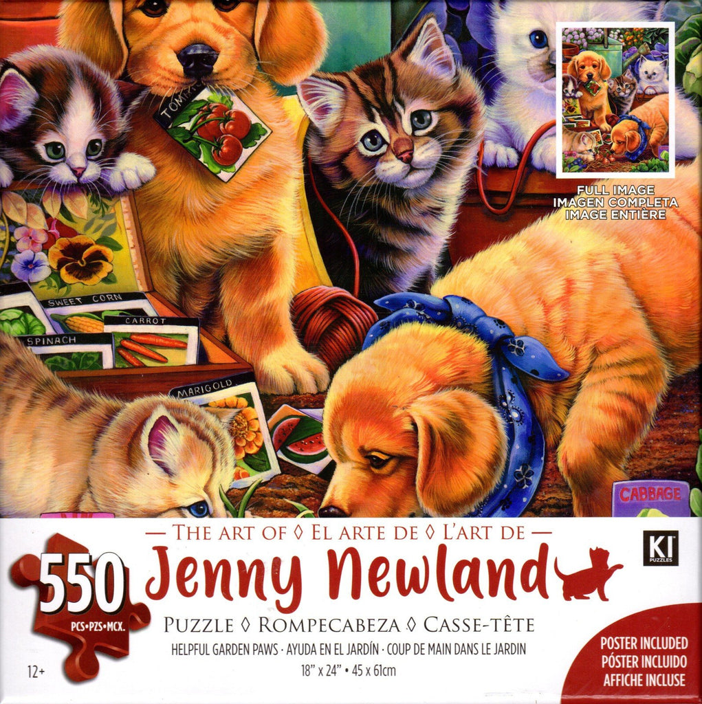 Helpful Garden Paws 550 Piece Puzzle