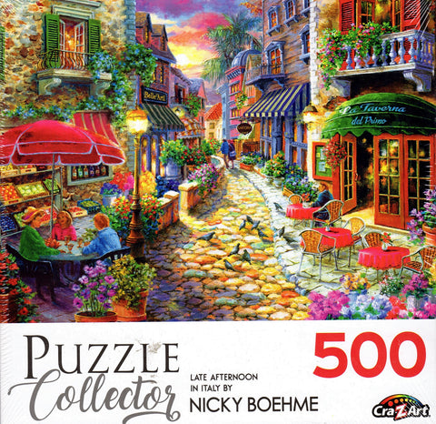 Late Afternoon in Italy by Nicky Boehme 500 Piece Puzzle