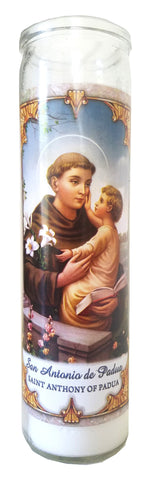 Saint Anthony of Padua (San Antonio de Padua) Devotional Candle