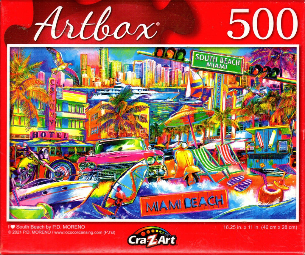 Artbox 500 - I "Heart" South Beach by PD Moreno