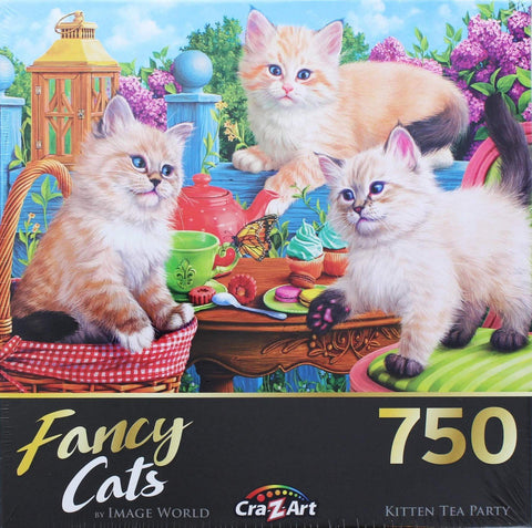 Kitten Tea Party 750 Piece Puzzle