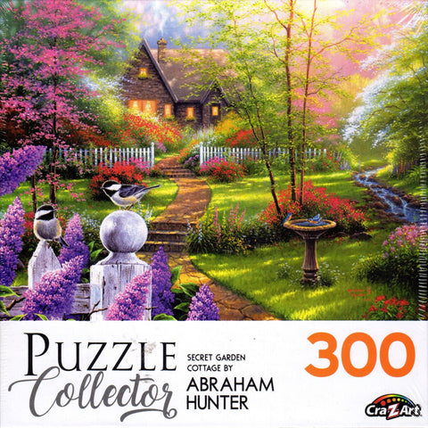 Puzzle Collector 300 Piece Puzzle - Secret Garden Cottage by