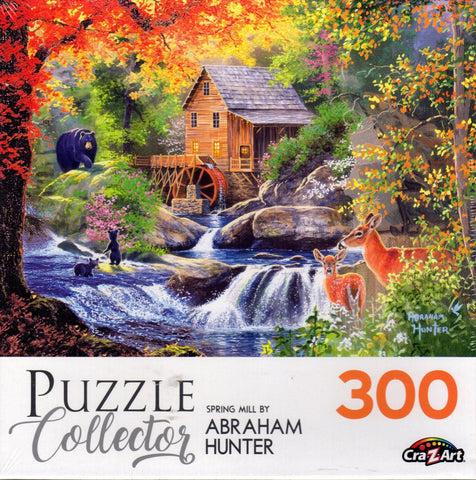 Puzzle Collector 300 Piece Puzzle - Spring Mill by Abraham Hunter