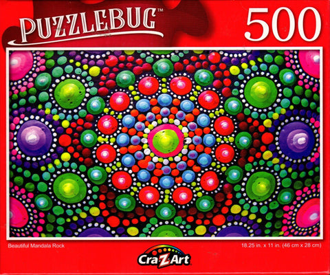 Puzzlebug 500 - Beautiful Mandala Rock