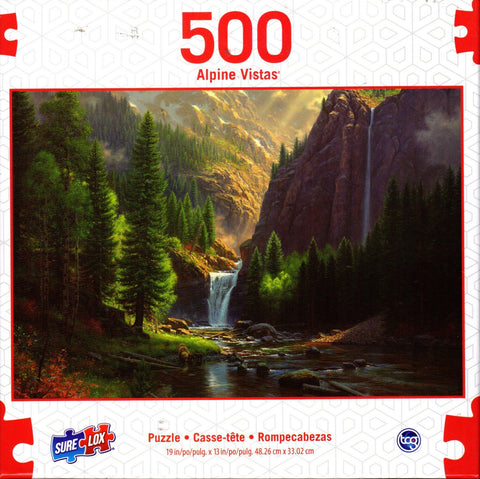 Alpine Vistas: Highland Solitude 500 Piece Puzzle