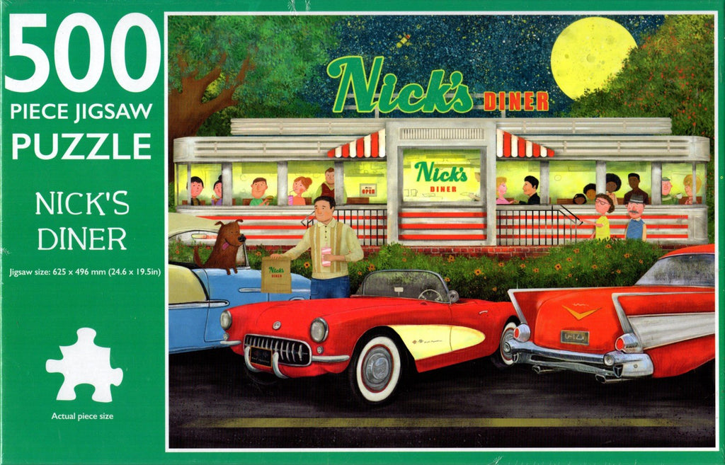 Nick's Diner 500 Piece Puzzle