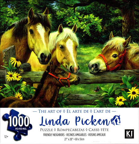 Friendly Neighbors by Linda Picken 1000 Piece Puzzle