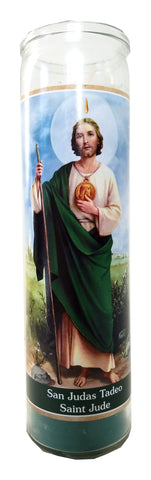 Saint Jude (San Judas Tadeo) Green Devotional Candle