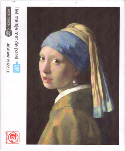 Girl With the Pearl Earring (Het Meisje Met De Parel) By Jan Vermeer 1000 Piece Puzzle