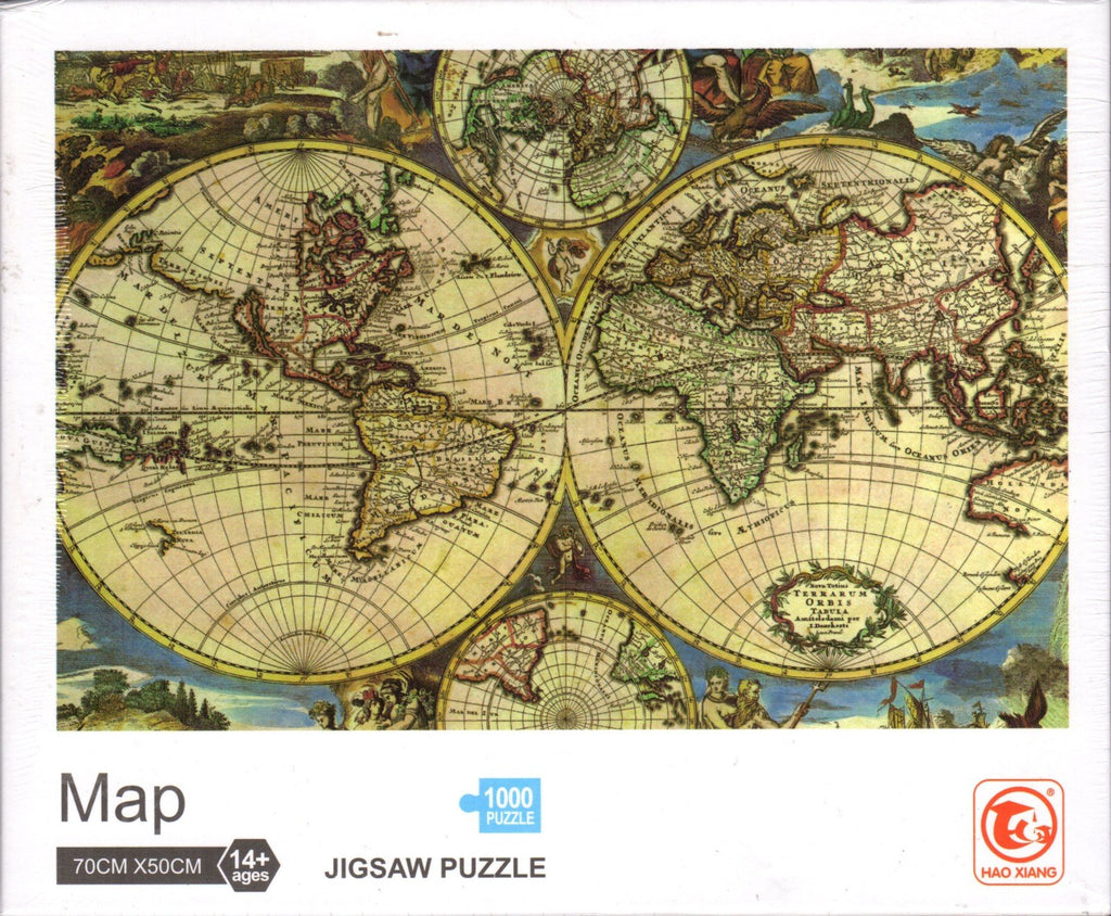 Map 1000 Piece Puzzle