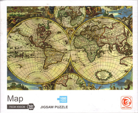 Map 1000 Piece Puzzle