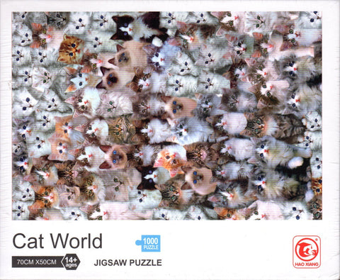 Cat World 1000 Piece Puzzle