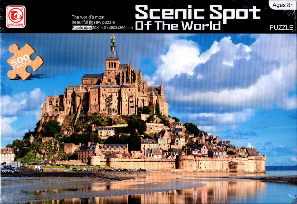 Mont-Saint-Michel 500 Piece Puzzle