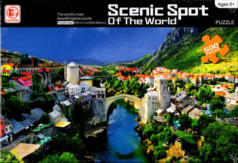 Stari Most Bridge Mostar B&H 500 Piece Puzzle