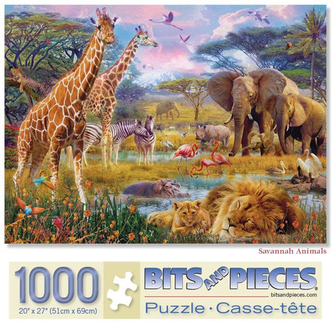 Savannah Animals by Jan Patrik 1000 Piece Puzzle