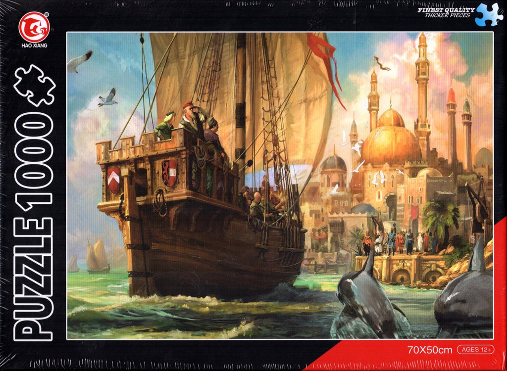 Merchant Ship 1000 Piece Puzzle