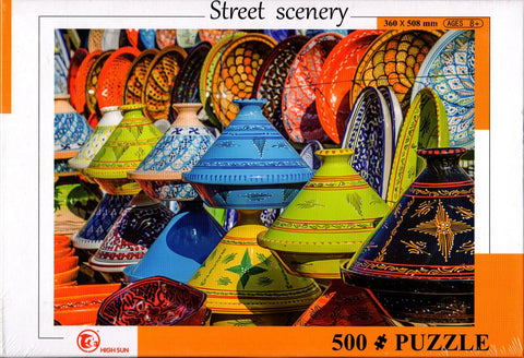 Mexican Pottery 500 Piece Puzzle