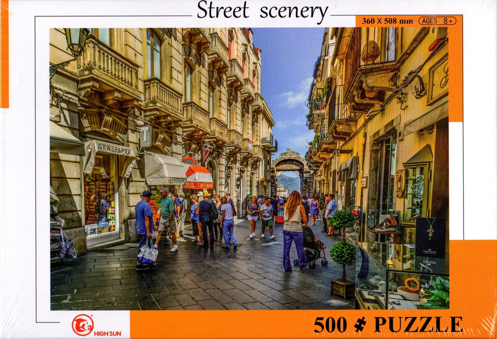 Sicily Street 500 Piece Puzzle