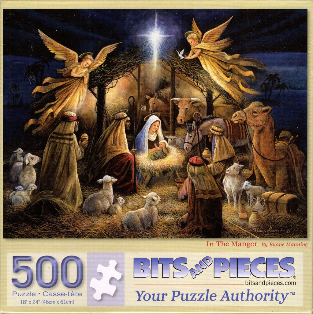 In The Manger by Ruane Manning 500 Piece Puzzle