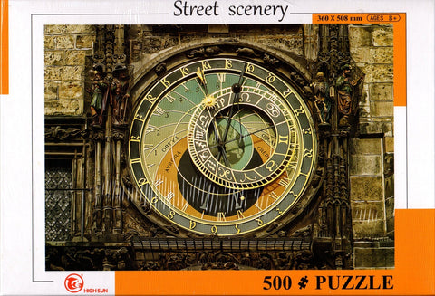 Prague Astronomical Clock 500 Piece Puzzle