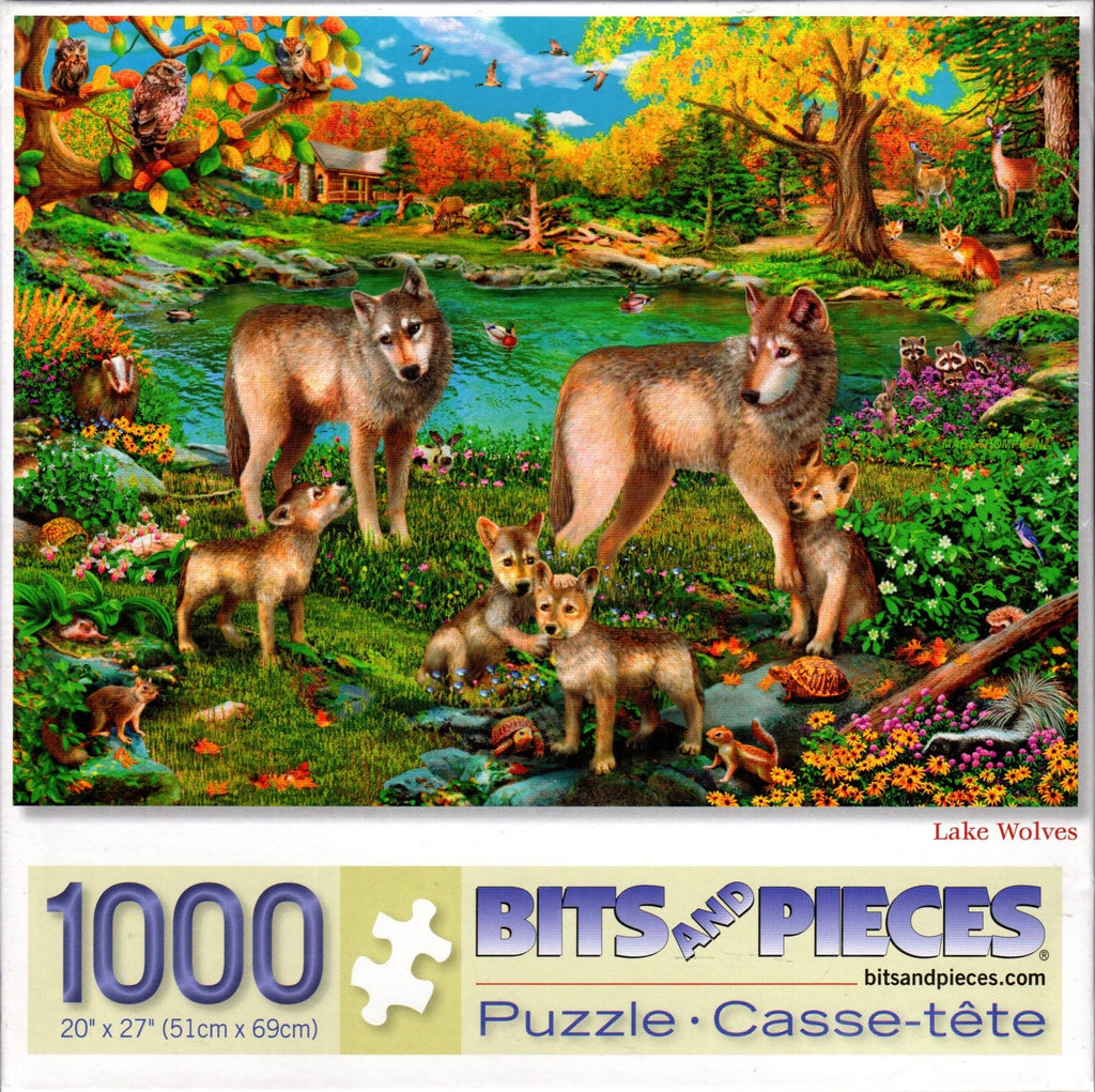 Lake Wolves by Mary Thompson 1000 Piece Puzzle