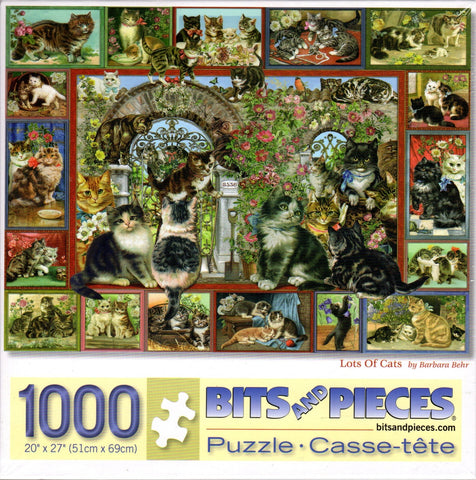 Lots Of Cats by Barbara Behr 1000 Piece Puzzle