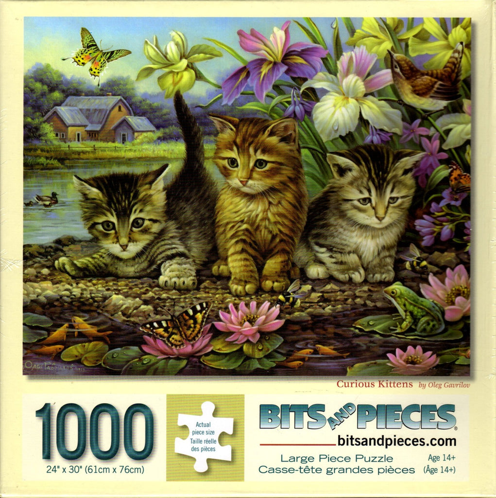 Curious Kittens by Oleg Gavrilov 1000 Piece Puzzle