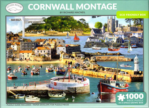 Otter House 1000 Piece Puzzle - Cornwall Montage