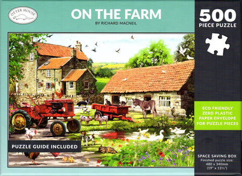 Otter House 500 Piece Puzzle - On The Farm