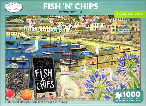 Otter House 1000 Piece Puzzle - Fish 'N' Chips