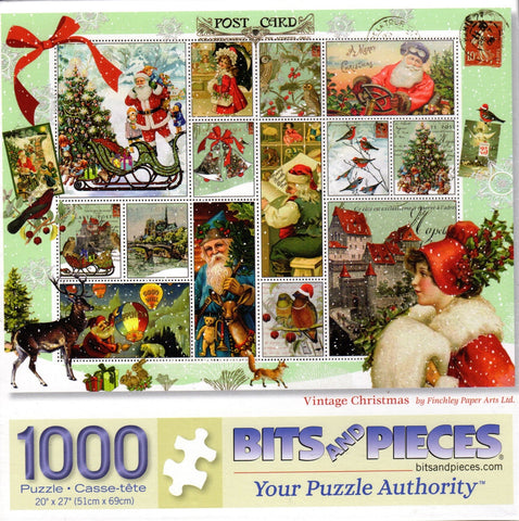 Vintage Christmas by Finchley Paper Arts Ltd 1000 Piece Puzzle