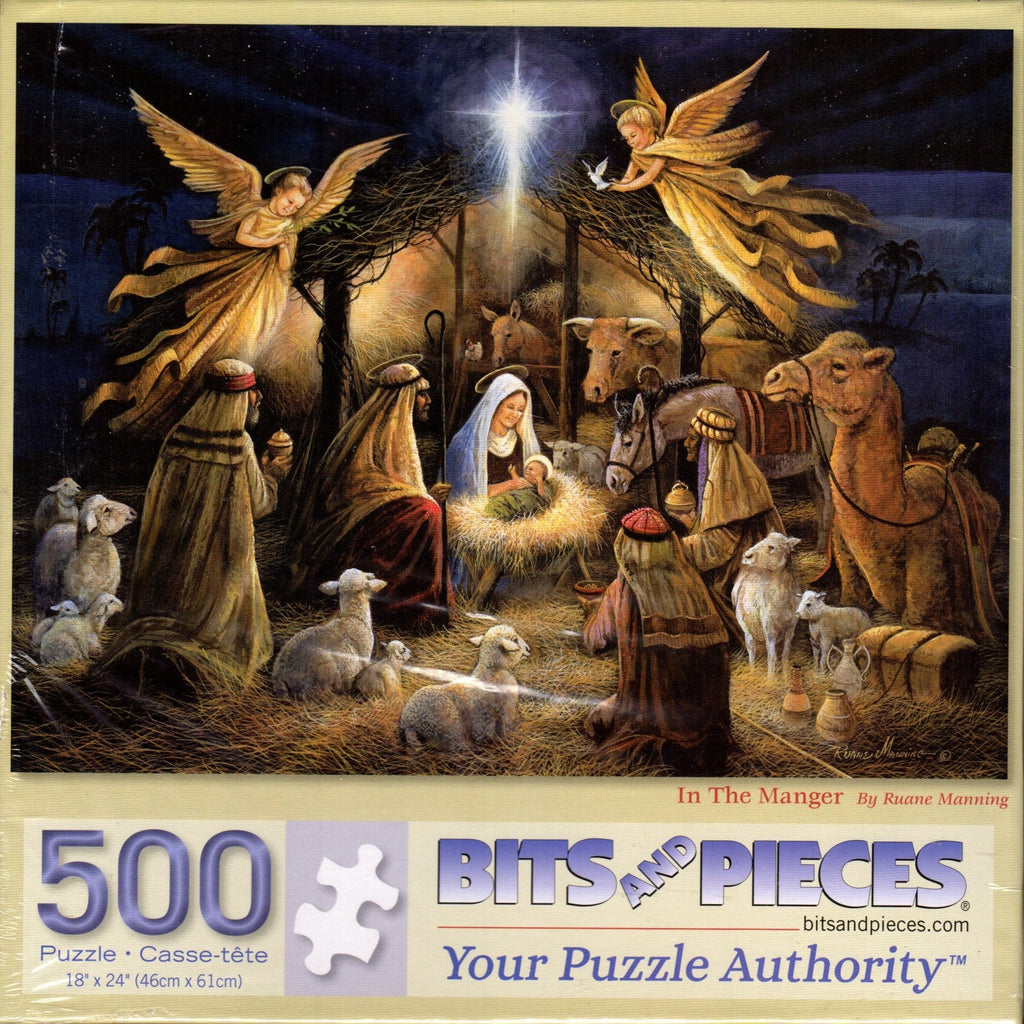 In The Manger by Ruane Manning 500 Piece Puzzle
