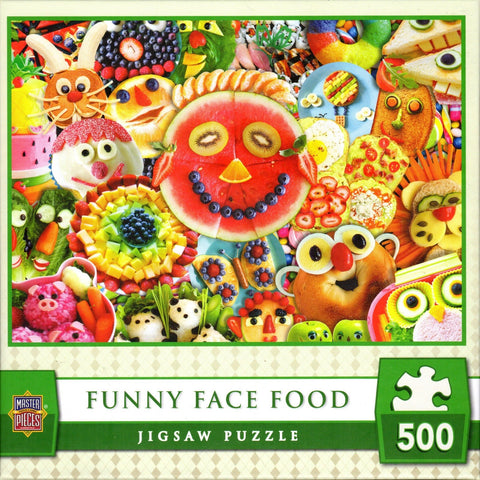 Funny Face Food 500 Piece Puzzle