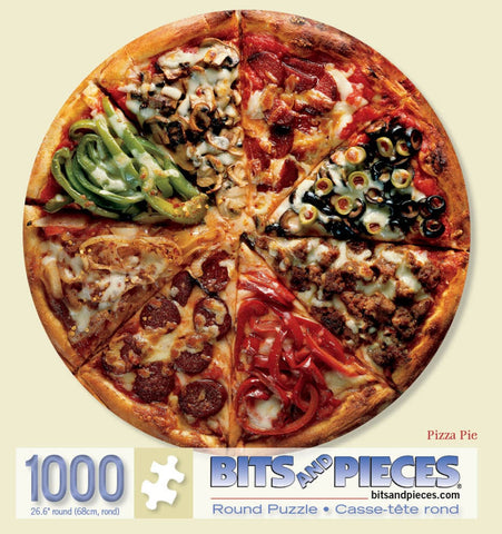 Pizza Pie 1000 Piece Round Puzzle