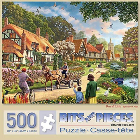 Rural Life by Steve Crisp 500 Piece Puzzle