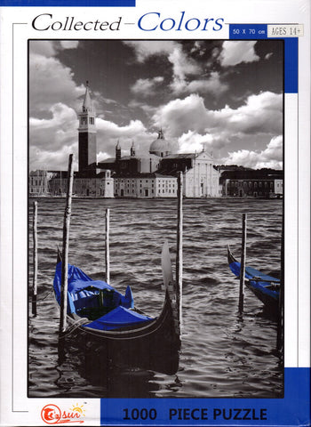 Blue Venice Gondola 1000 Piece Puzzle