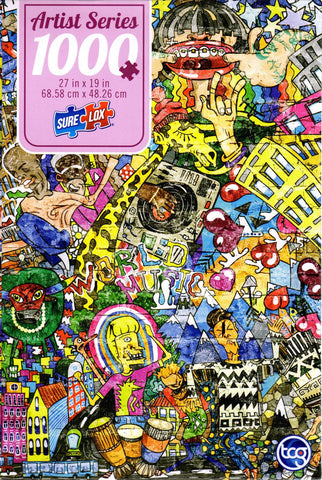 Musical Graffiti 1000 Piece Puzzle