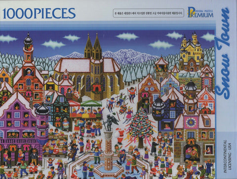Snow Town 1000 Piece Puzzle