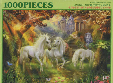 Magical Unicom Forest 1000 Piece Puzzle