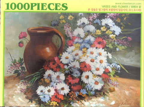 Vases and Flowers 1000 Piece Puzzle