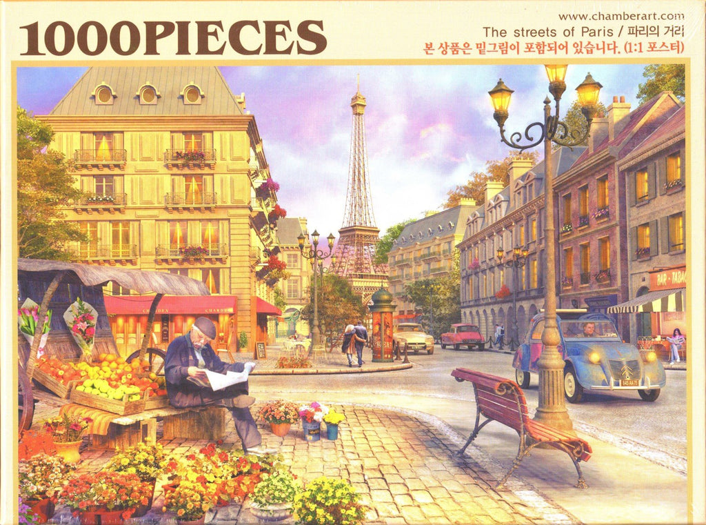 Streets of Paris 1000 Piece Puzzle