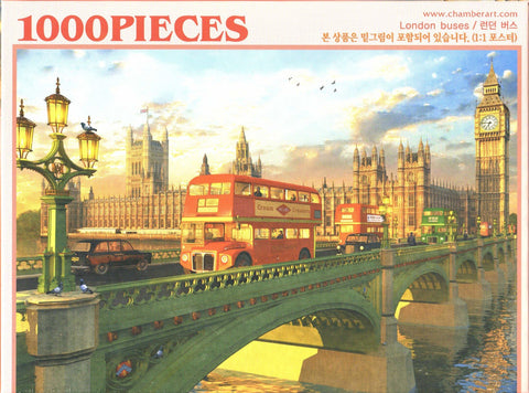 London Buses 1000 Piece Puzzle