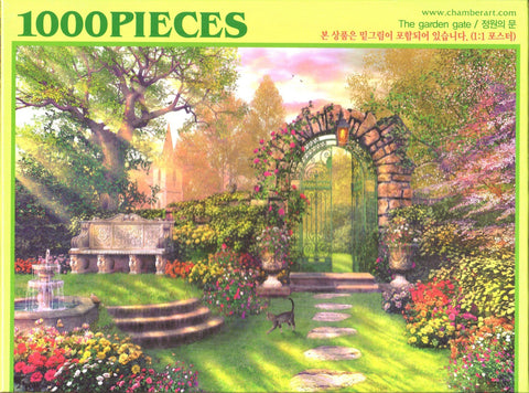 Garden Gate 1000 Piece Puzzle