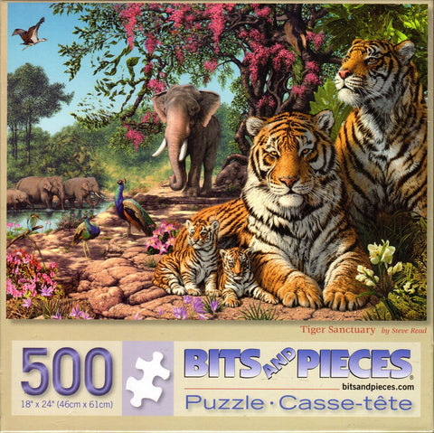 Tiger Sanctuary 500 Piece Puzzle