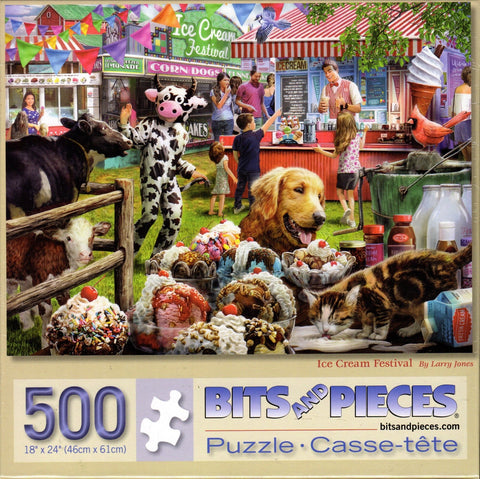 Ice Cream Festival 500 Piece Puzzle