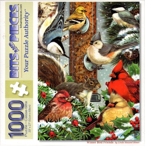 Winter Bird Friends 1000 Piece Puzzle