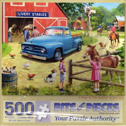 Stop at the Stables 500 Piece Puzzle