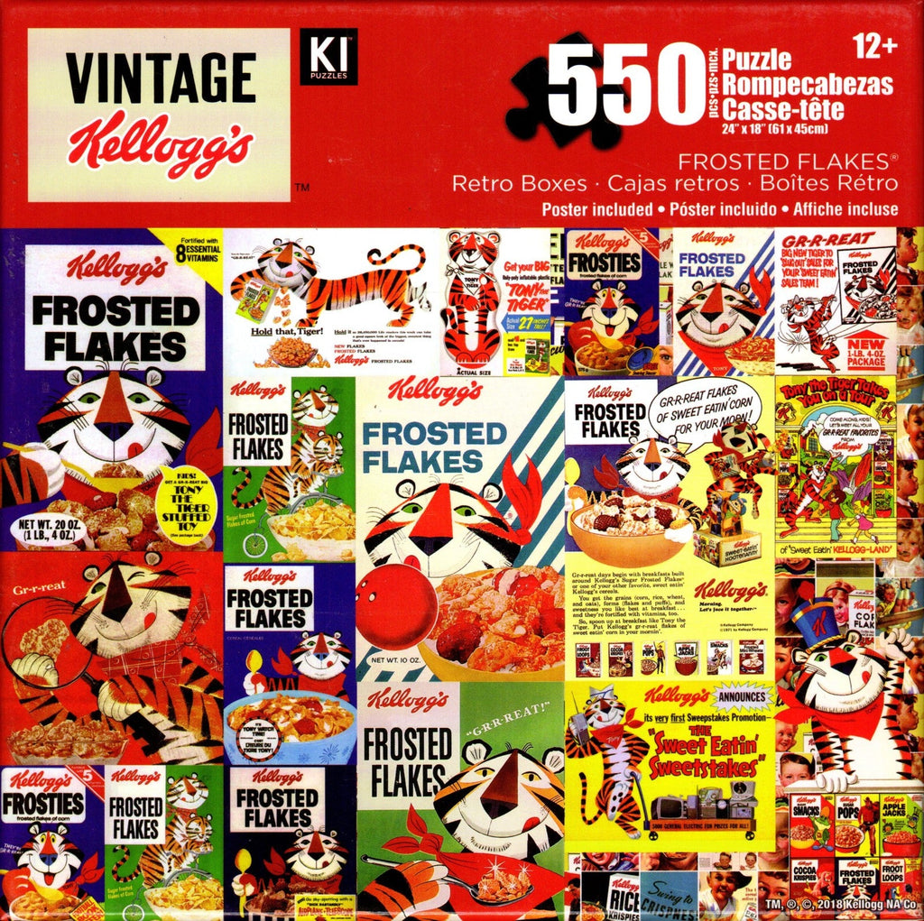 Vintage Kellog's Frosted Flakes 550 Piece Puzzle
