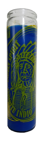 Indian Spirit (Espiritu Indio) Blue Candle